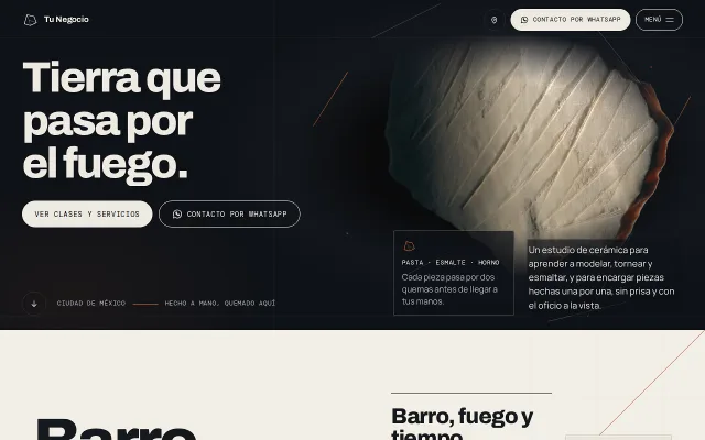 Vista previa de Opción A para Tu Negocio