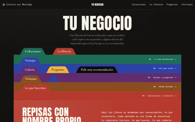 Vista previa de Opción B para Tu Negocio