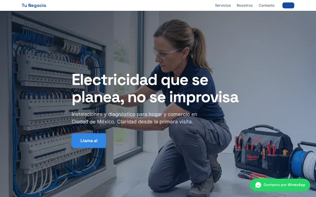 Vista previa de Opción B para Tu Negocio