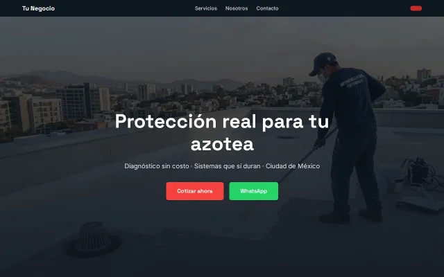 Vista previa de Opción A para Tu Negocio