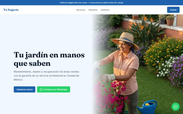 Vista previa de Opción B para Tu Negocio