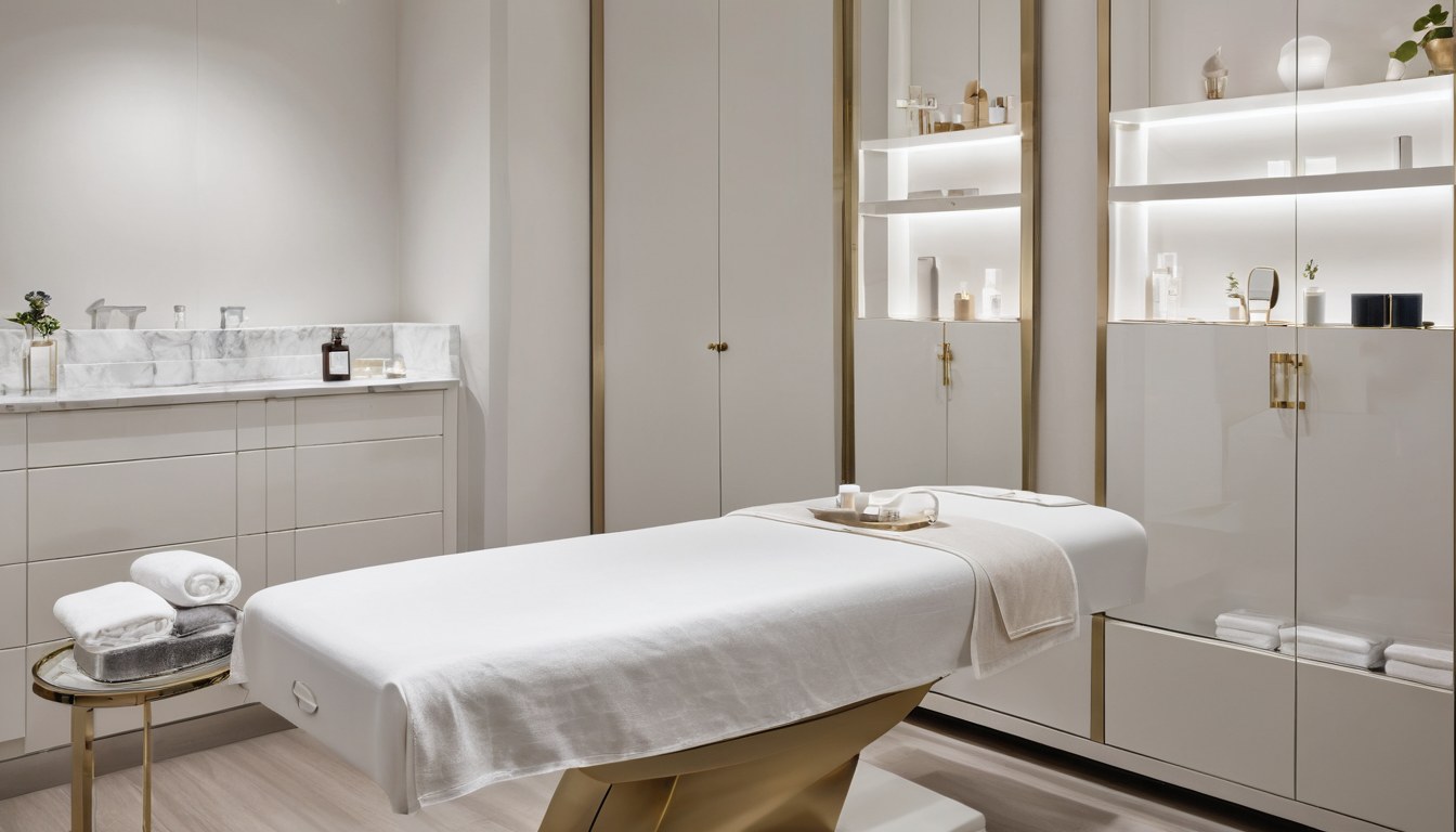 Cabina de estética profesional en Ciudad de México con equipo moderno y ambiente sereno