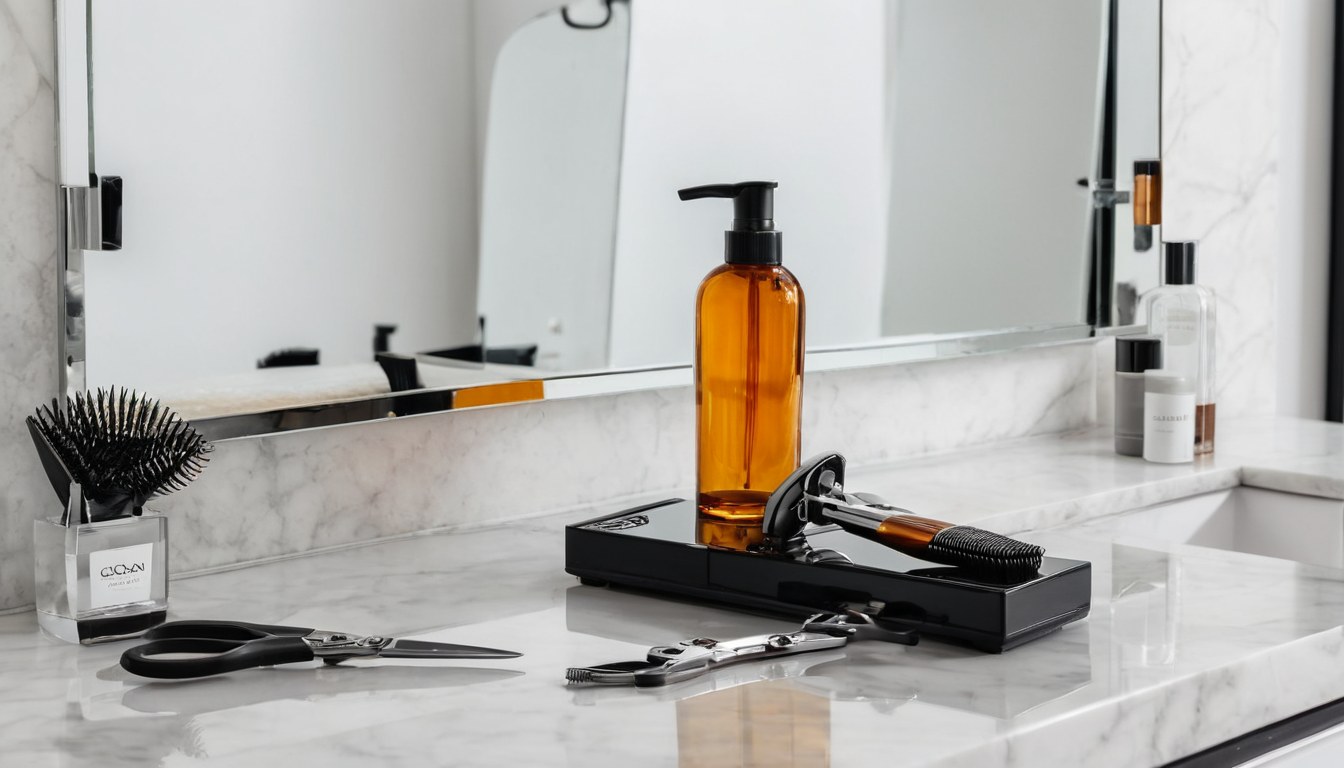 Estación de barbería profesional en Ciudad de México