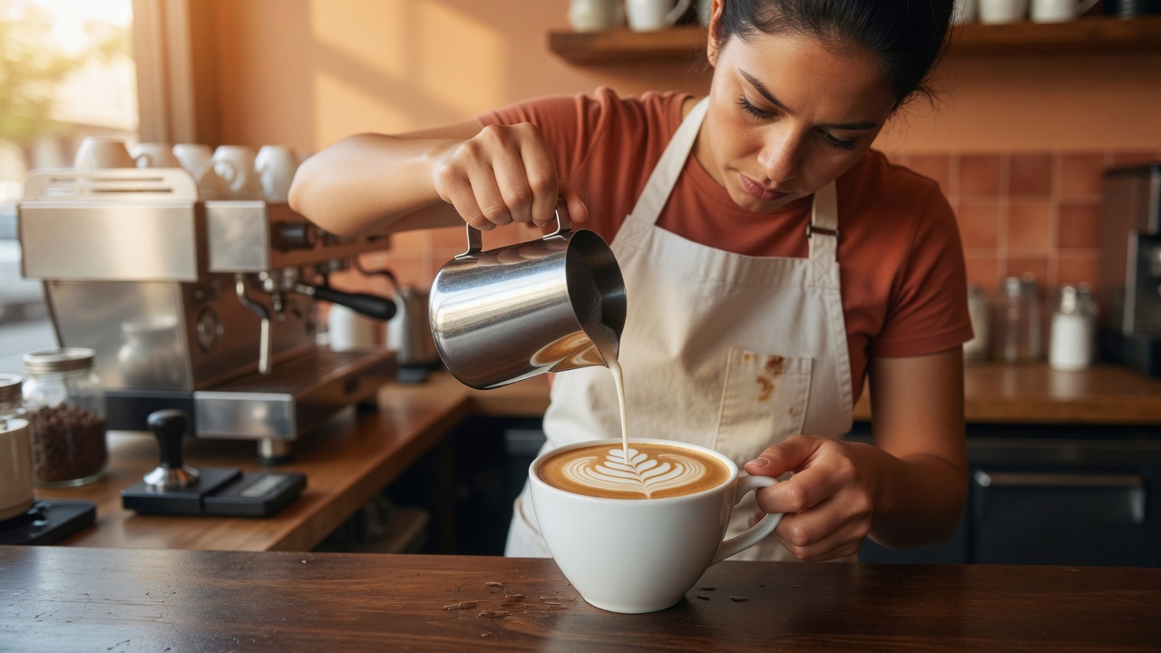 Barista preparando café de especialidad en Ciudad de México