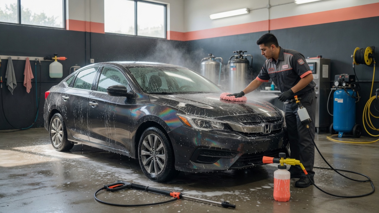 Servicio profesional de lavado automotriz en Ciudad de México