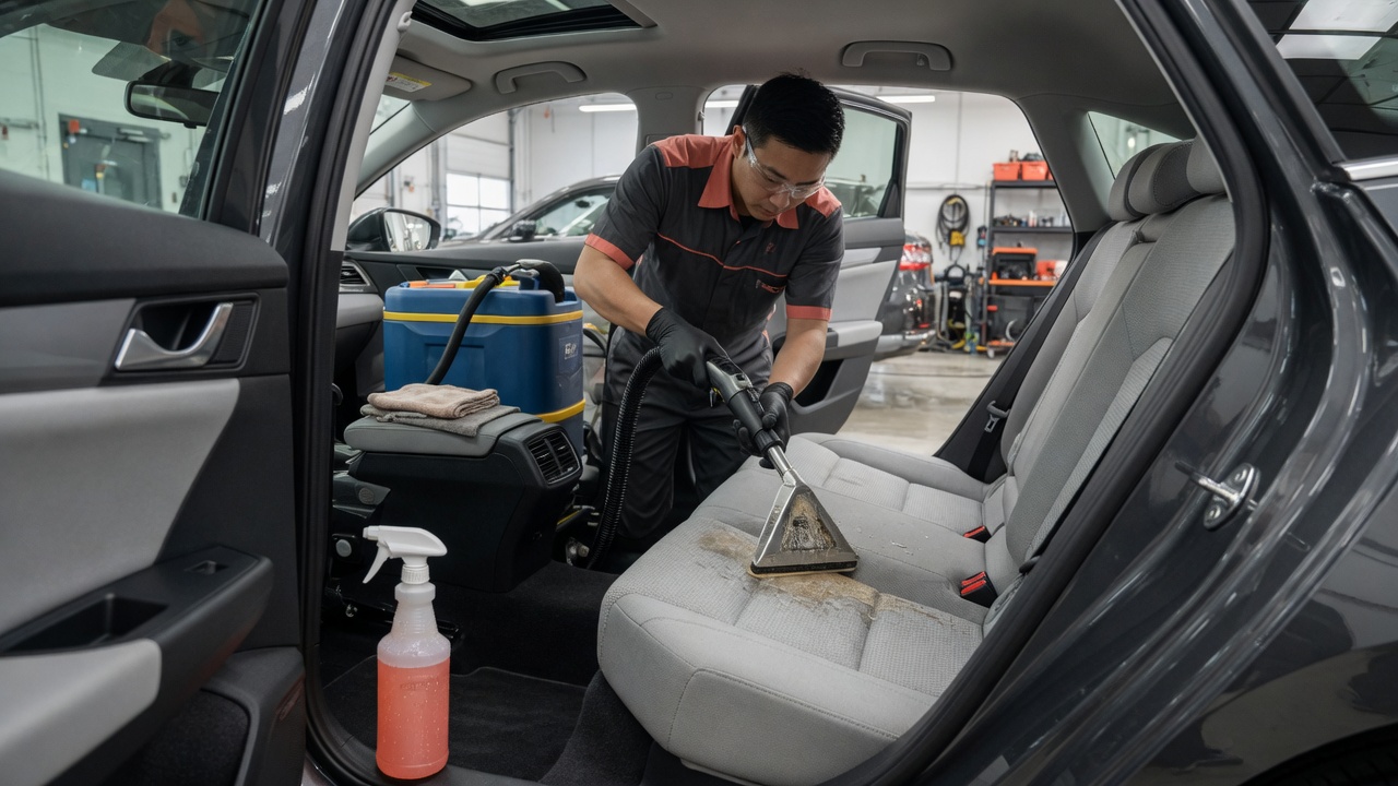 Servicio profesional de detallado interior en Ciudad de México