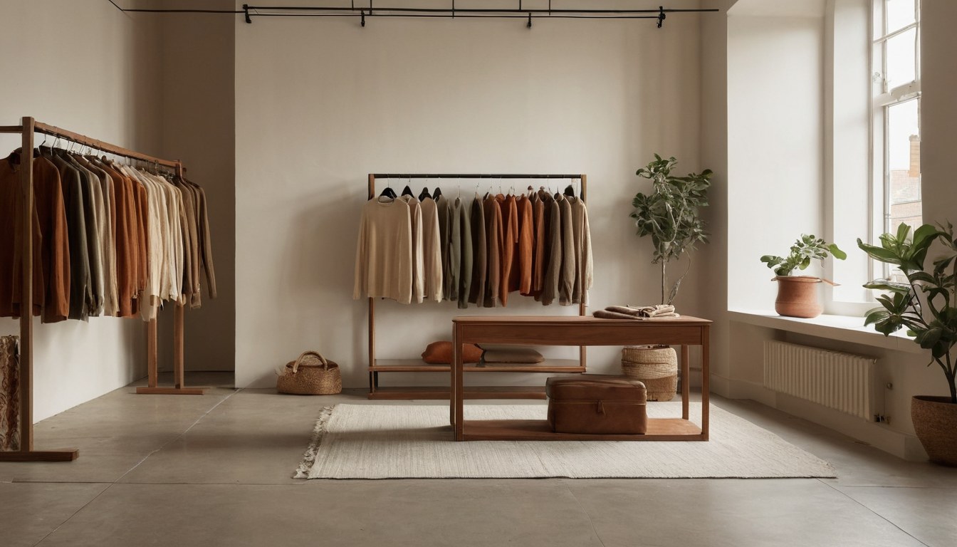 Interior de boutique de ropa en Ciudad de México