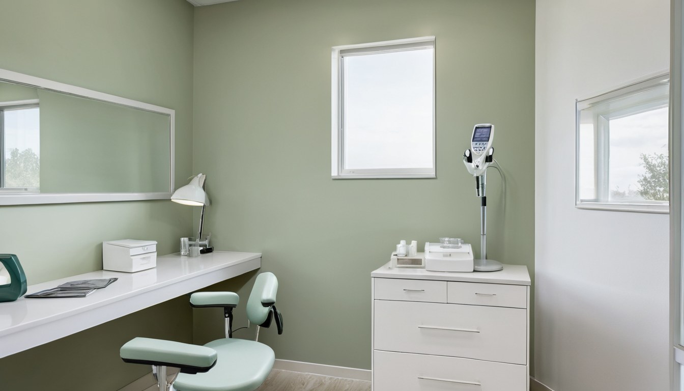 Consultorio dermatológico moderno en Ciudad de México