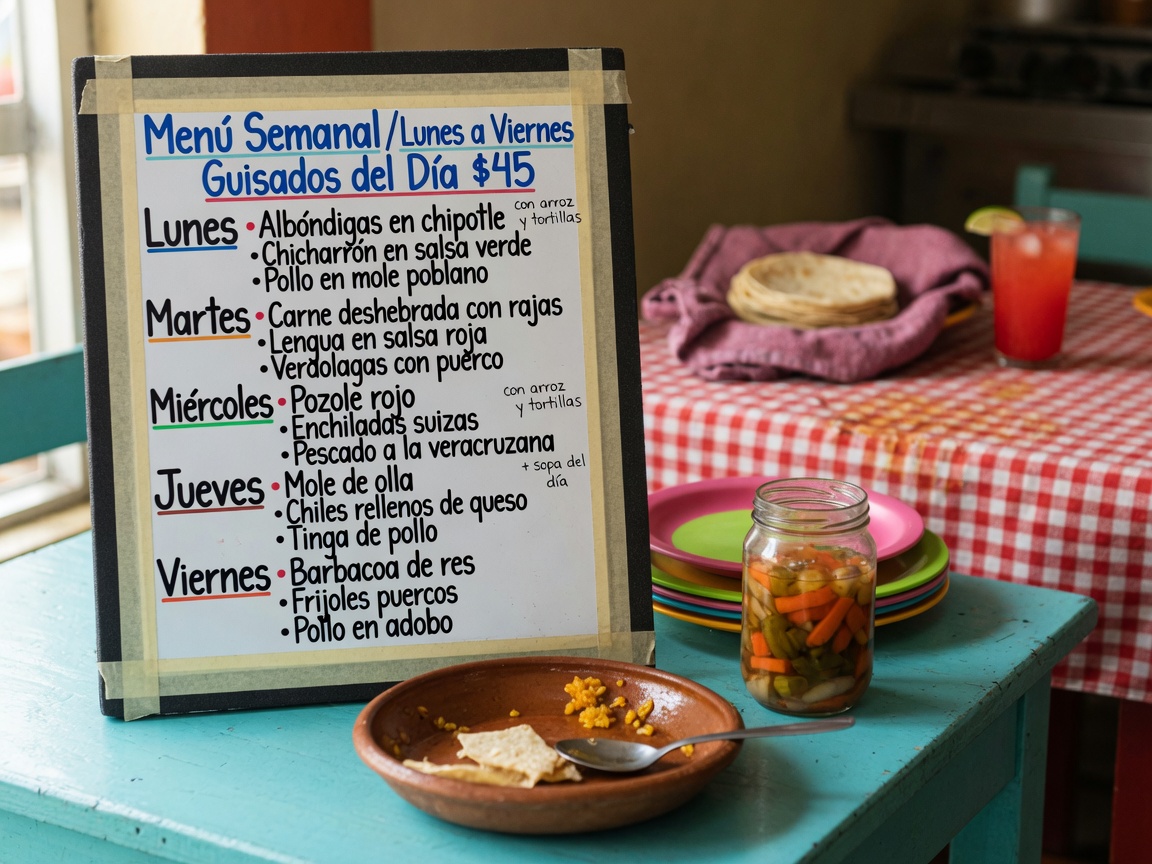 Menú semanal