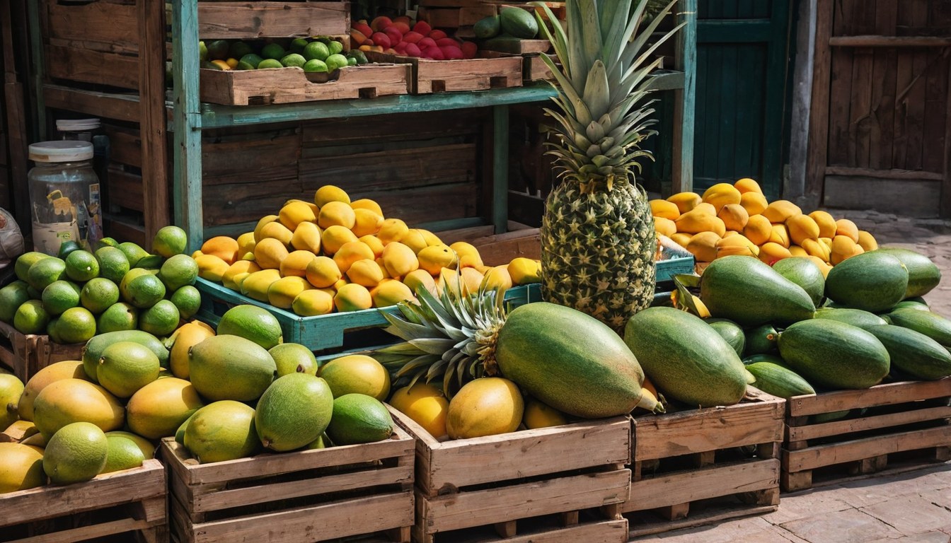 Frutas y verduras frescas de temporada en Ciudad de México