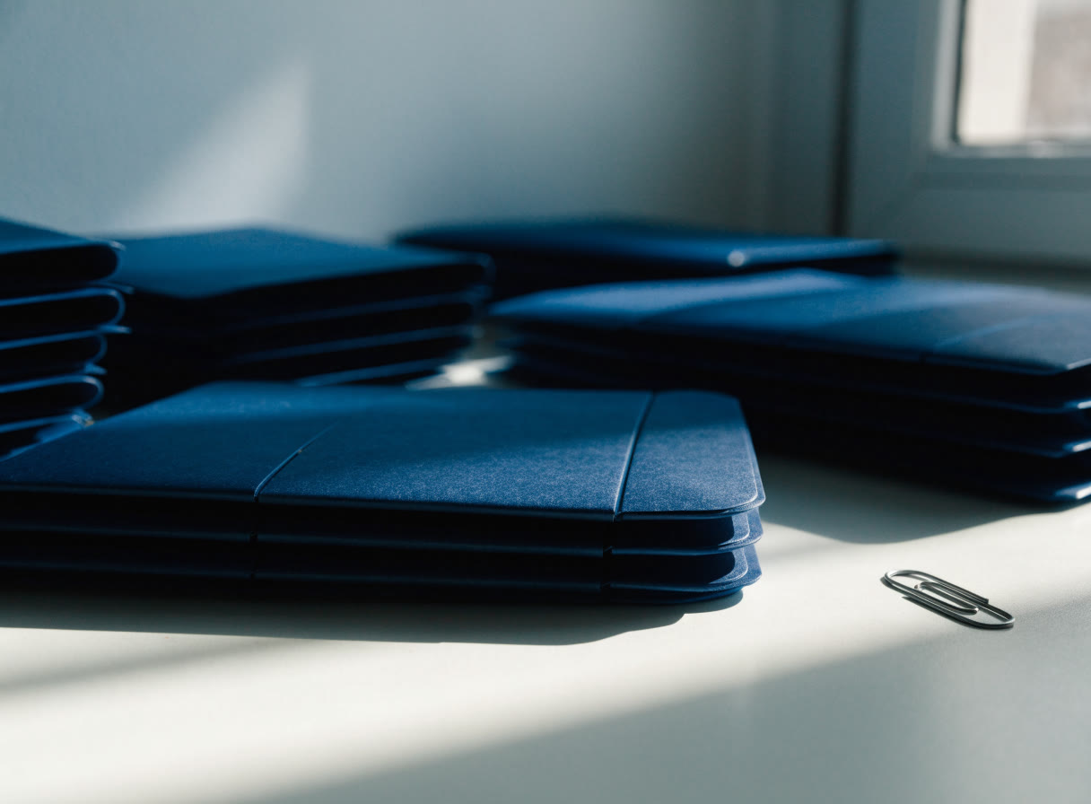 Carpeta administrativa organizada con formatos y separadores