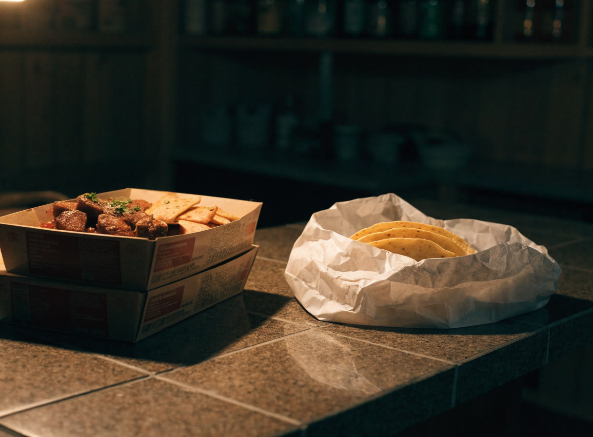 Órdenes para llevar preparado como antojito mexicano
