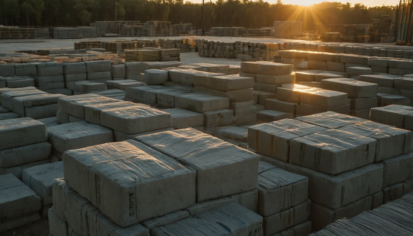 Materiales de construcción organizados en Ciudad de México