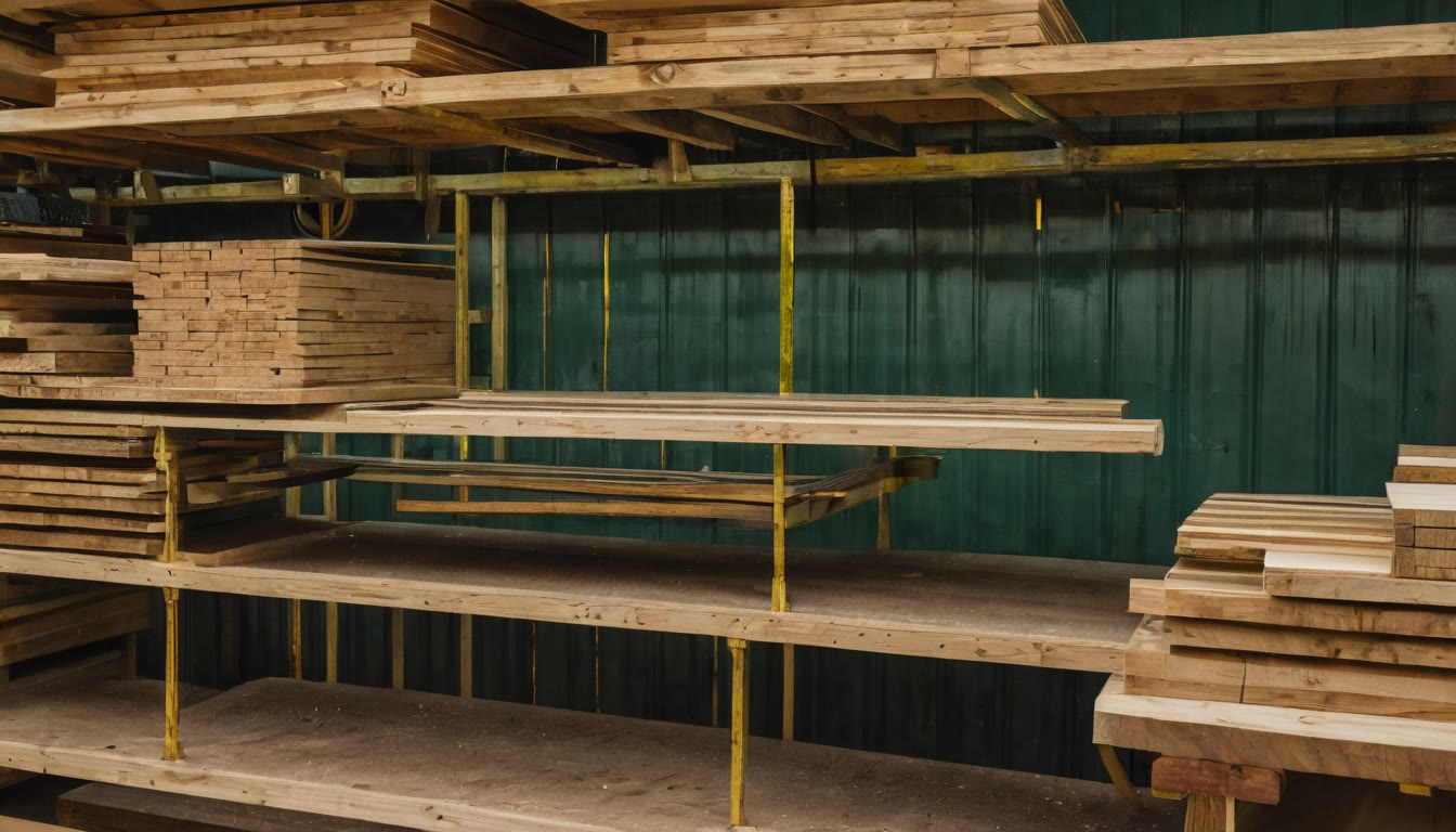 Tableros de madera: material y trabajo de maderería