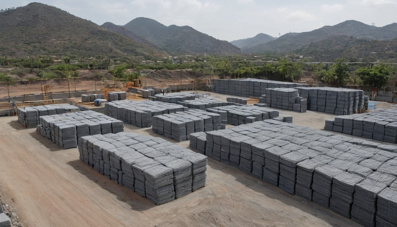 Patio de materiales para construcci&oacute;n en Ciudad de México
