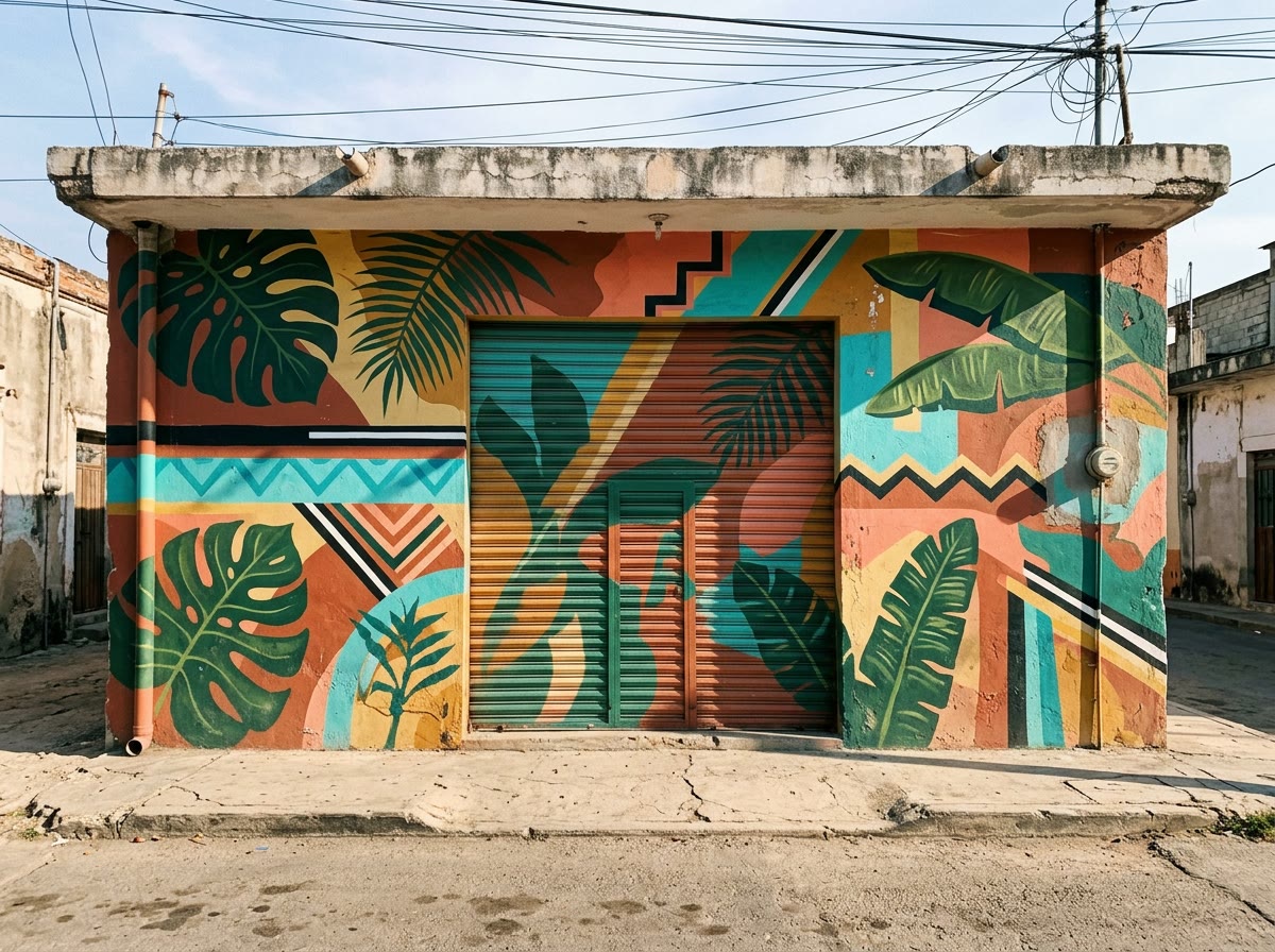 Murales para fachadas comerciales