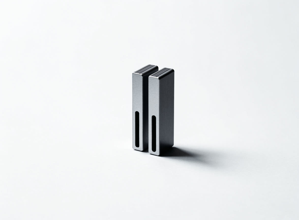 Dos tiras de faders de canal de audio