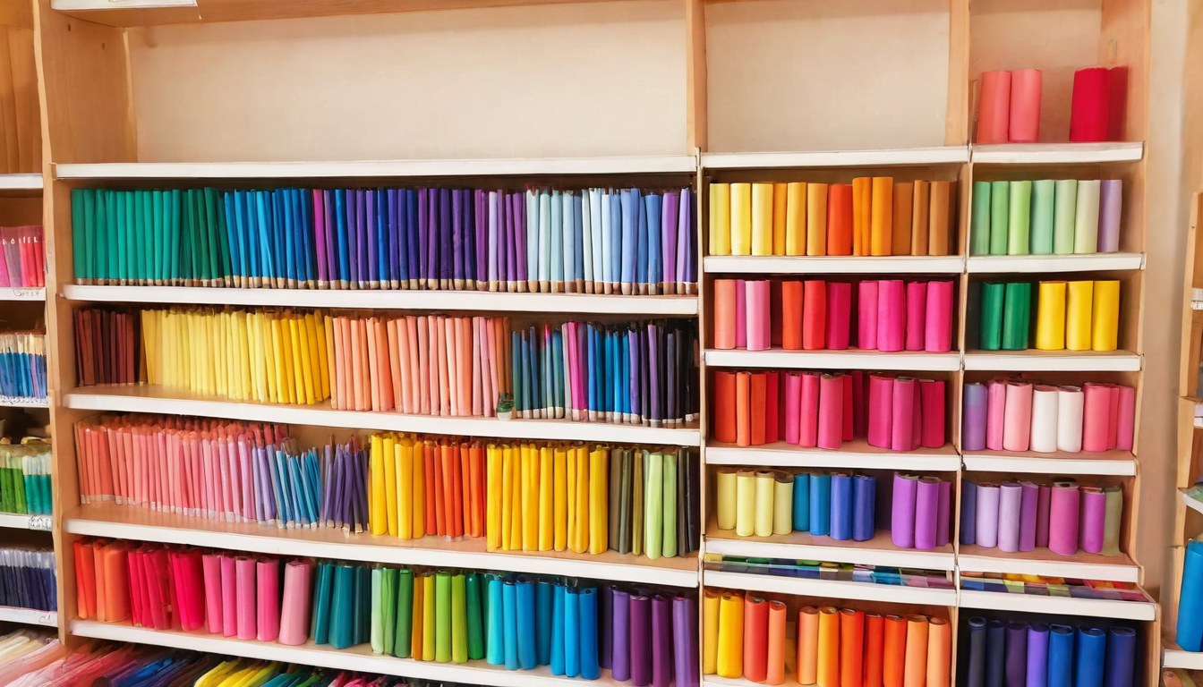Artículos de manualidades en papelería de Ciudad de México