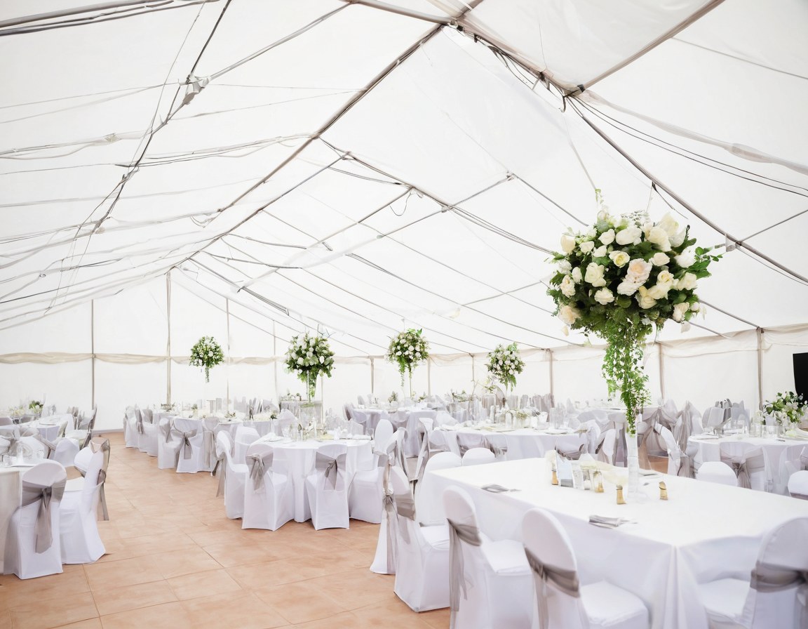 Carpas y protección climática — mobiliario para eventos