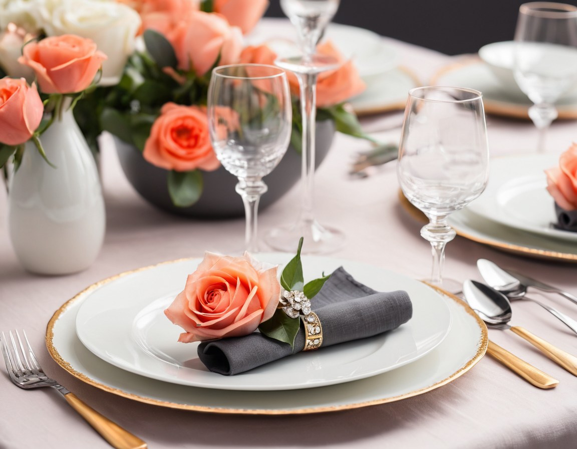 Montaje de mesa para eventos en Ciudad de México