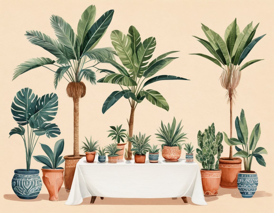 Renta de plantas para eventos