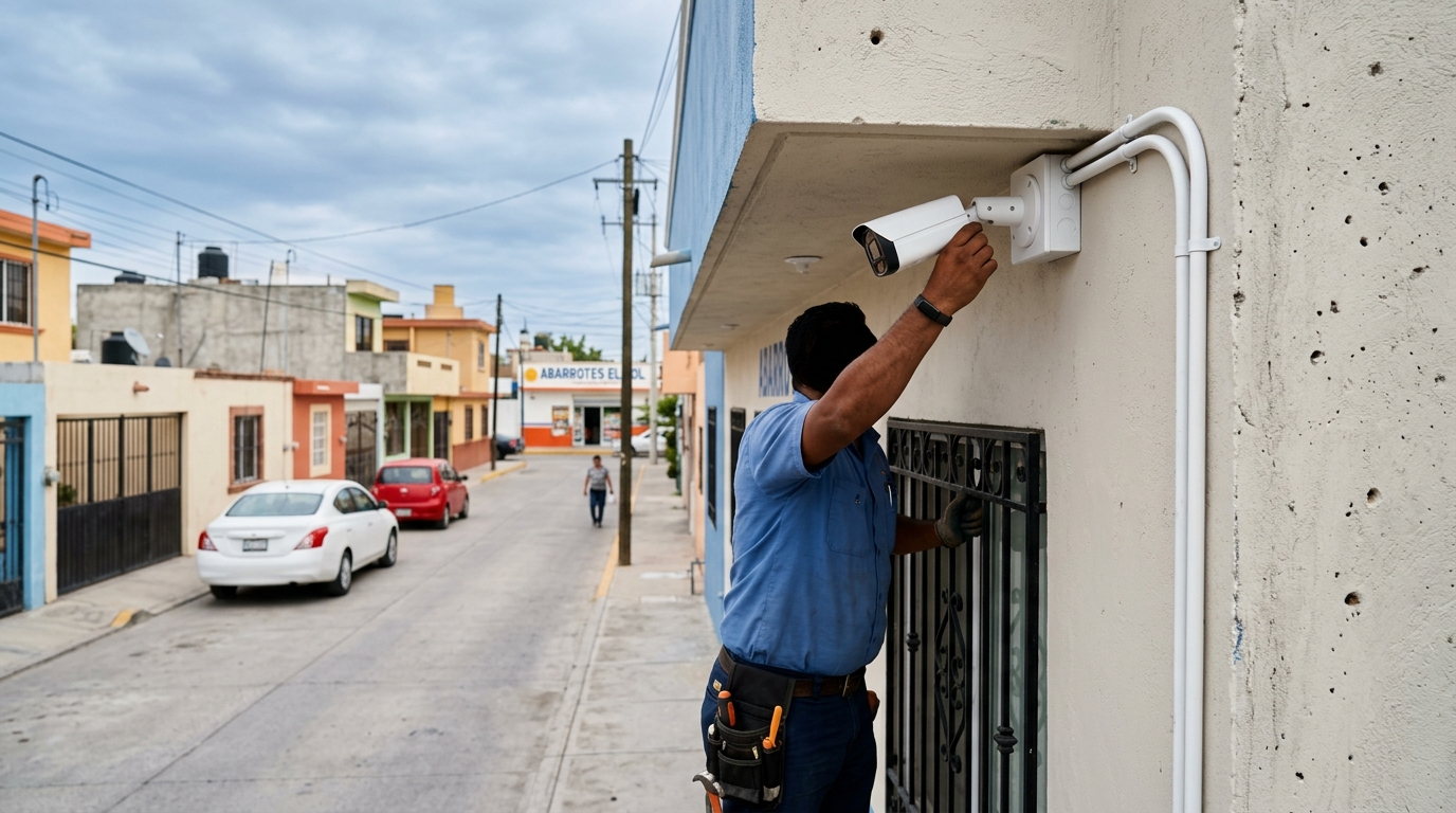 Instalación profesional de cámara de seguridad en Ciudad de México