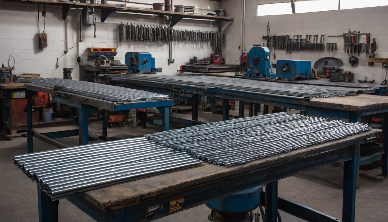 Medición técnica para una cortina de acero