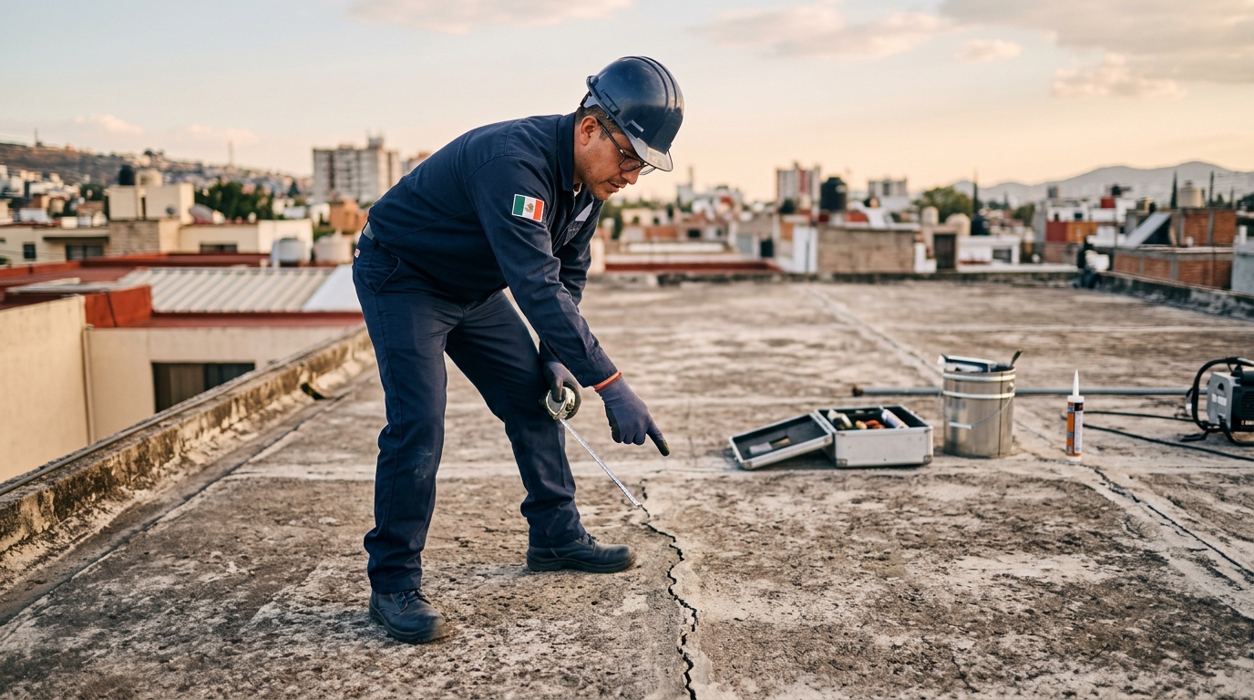 Diagnóstico profesional de impermeabilización en Ciudad de México