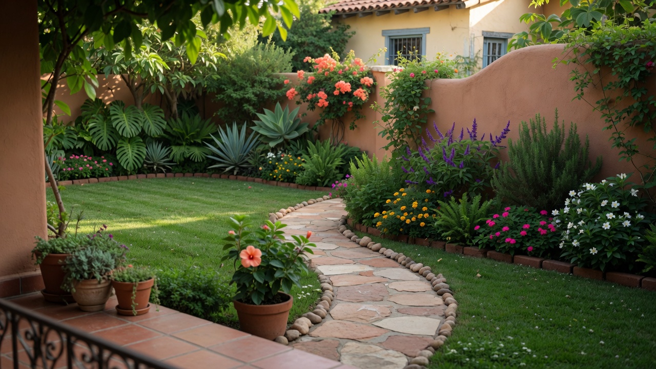 Jardín residencial bien cuidado con variedad de plantas en Ciudad de México