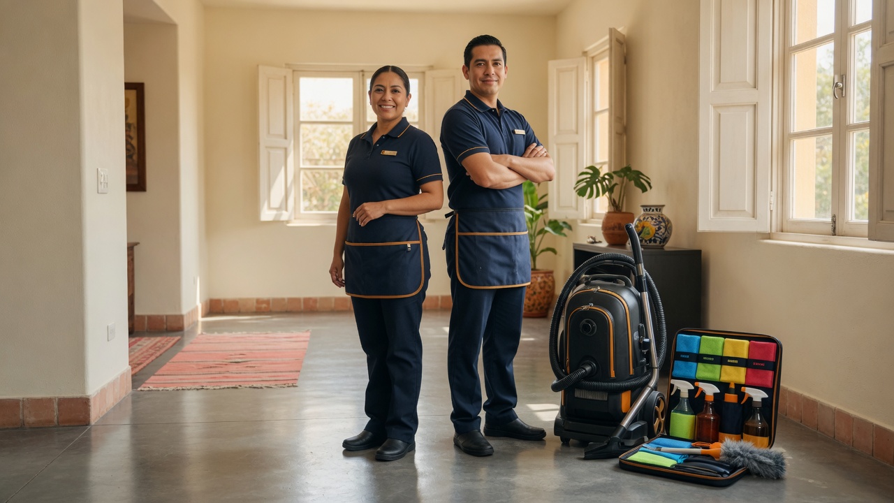 Equipo profesional de limpieza de casas en Ciudad de México