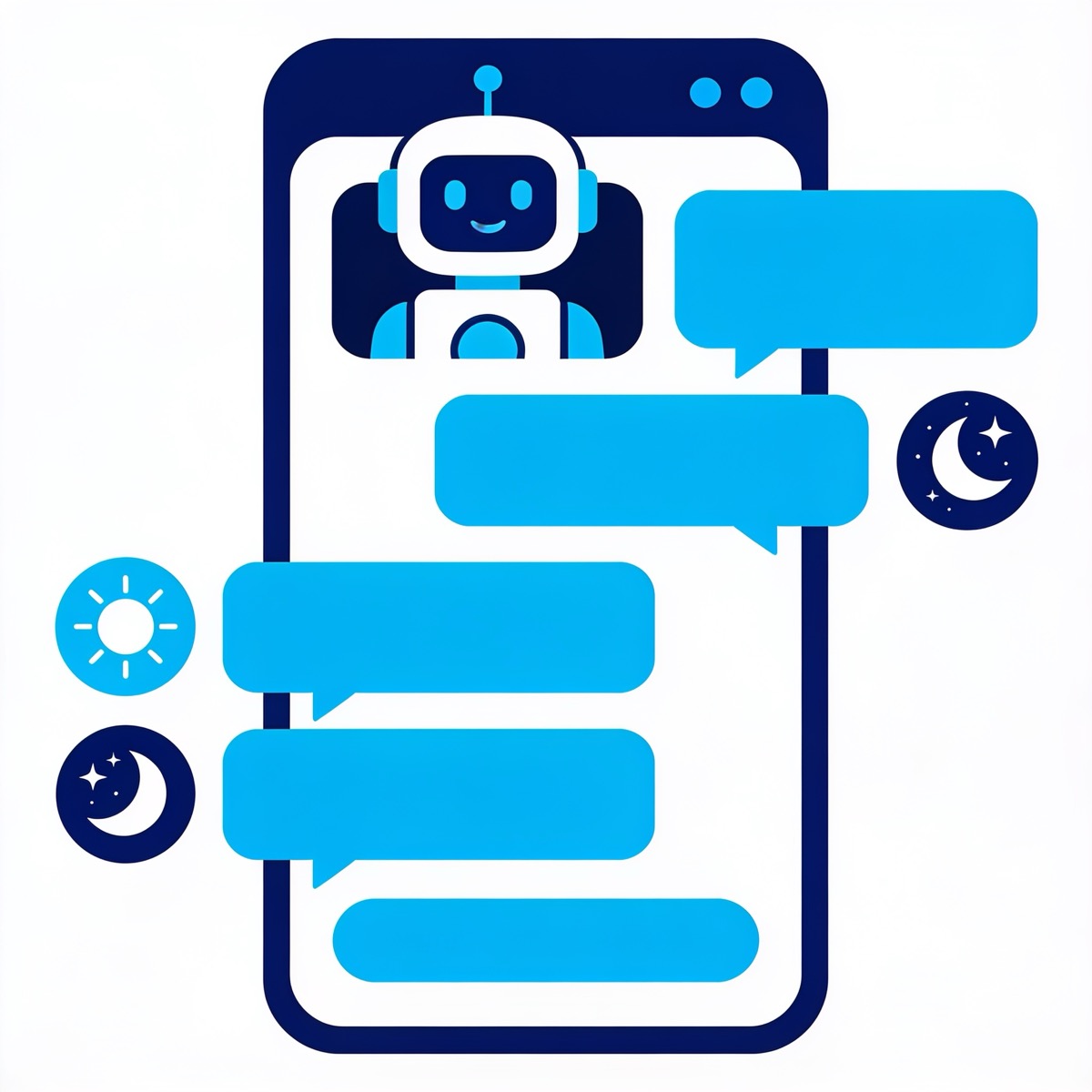 Agente de inteligencia artificial para PYMES respondiendo mensajes de clientes en una app de chat